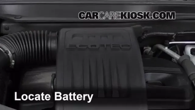 2012 Chevrolet Equinox LT 2.4L 4 Cyl. FlexFuel Batterie Changement